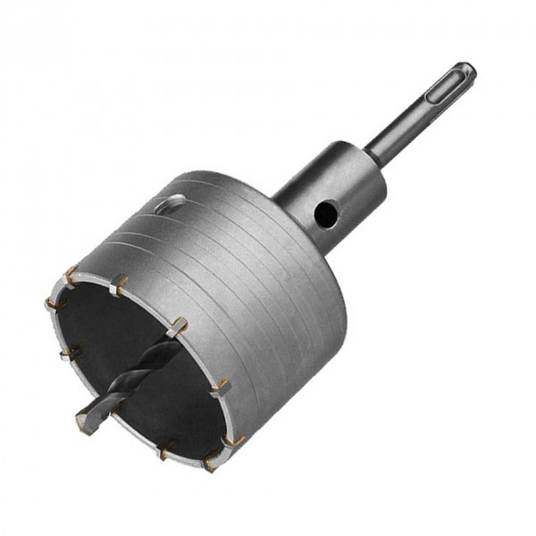 Коронка буровая, SDS-plus хвостовик, в сборе, 80мм ЭКСПЕРТ 145-080