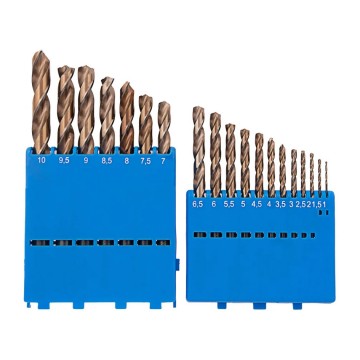 Набор сверл по металлу 1-10мм (через 0.5 мм) 19 шт. P6M5 Барс 72378