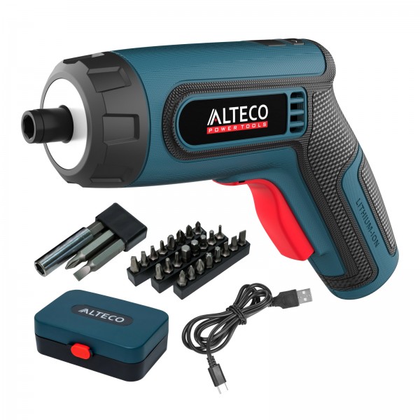 Аккумуляторная отвёртка угловая CSD 4V ALTECO