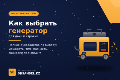Как выбрать генератор для дачи, дома и стройки: полное руководство 2026 года