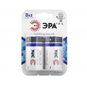 Элемент питания ЭРА LR20-2BL/В 1.5 V (2 шт, блистер)