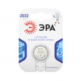Элемент питания ЭРА CR2016-1BL 3 V (1 шт, блистер)