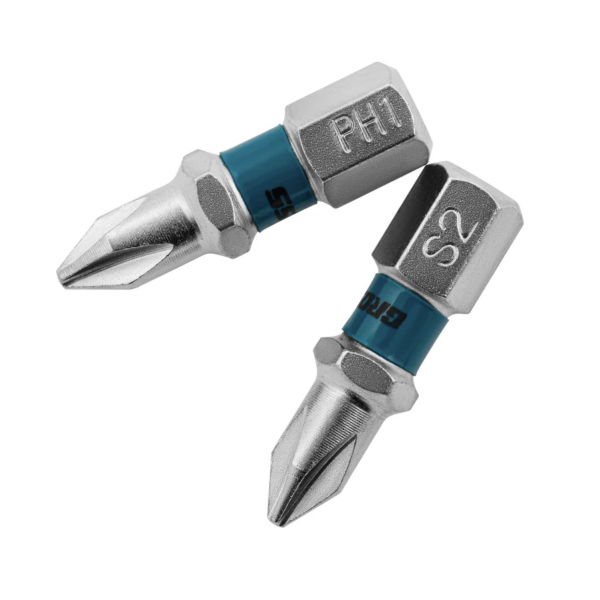 Набор бит PH1×25, сталь S2, 2 шт. — Gross