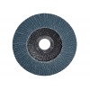 Шлифдиск лепестковый G80, D125 мм, выгнутый