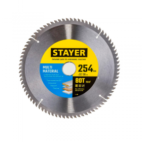 Пильный диск STAYER Multi Material (254х32/30 мм, 80T) 3685-254-32-80