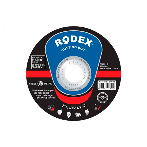 Отрезной диск по металлу Rodex SRM16150