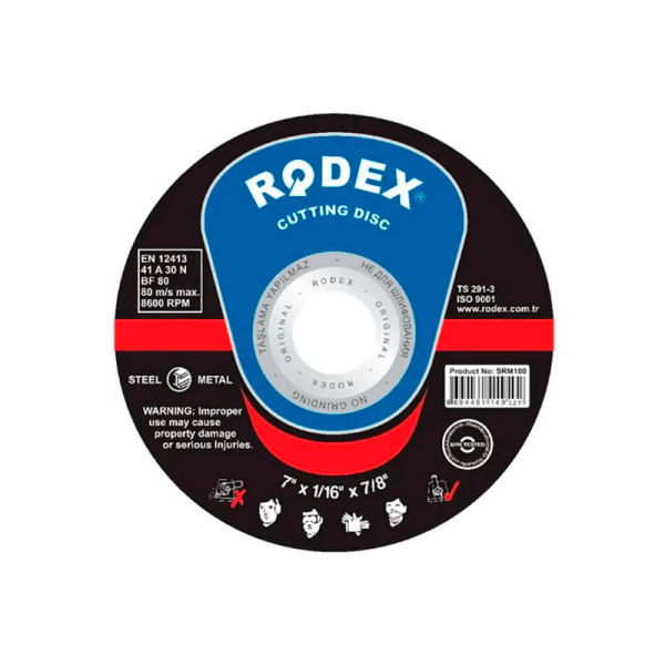 Шлифовальный диск по металлу RODEX (125x22.2 мм) SRS6125