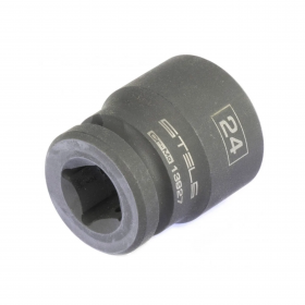 Головка ударная шестигранная, 24 мм, 1/2", CrMo // Stels