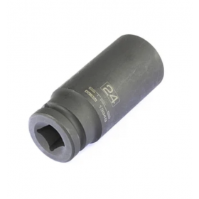 Головка ударная удлиненная шестигранная, 24 мм, 1/2", CrMo // Stels