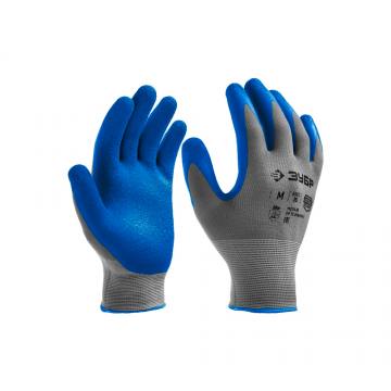  Противоскользящие перчатки ЗУБР Рельефные, размер XL модели 11274-XL_z01,