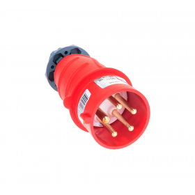 Переносная вилка IEK MAGNUM ССИ-025 32А 3Р+РЕ+N 380В IP44 PSN02-032-5 (артикул 4561940) 